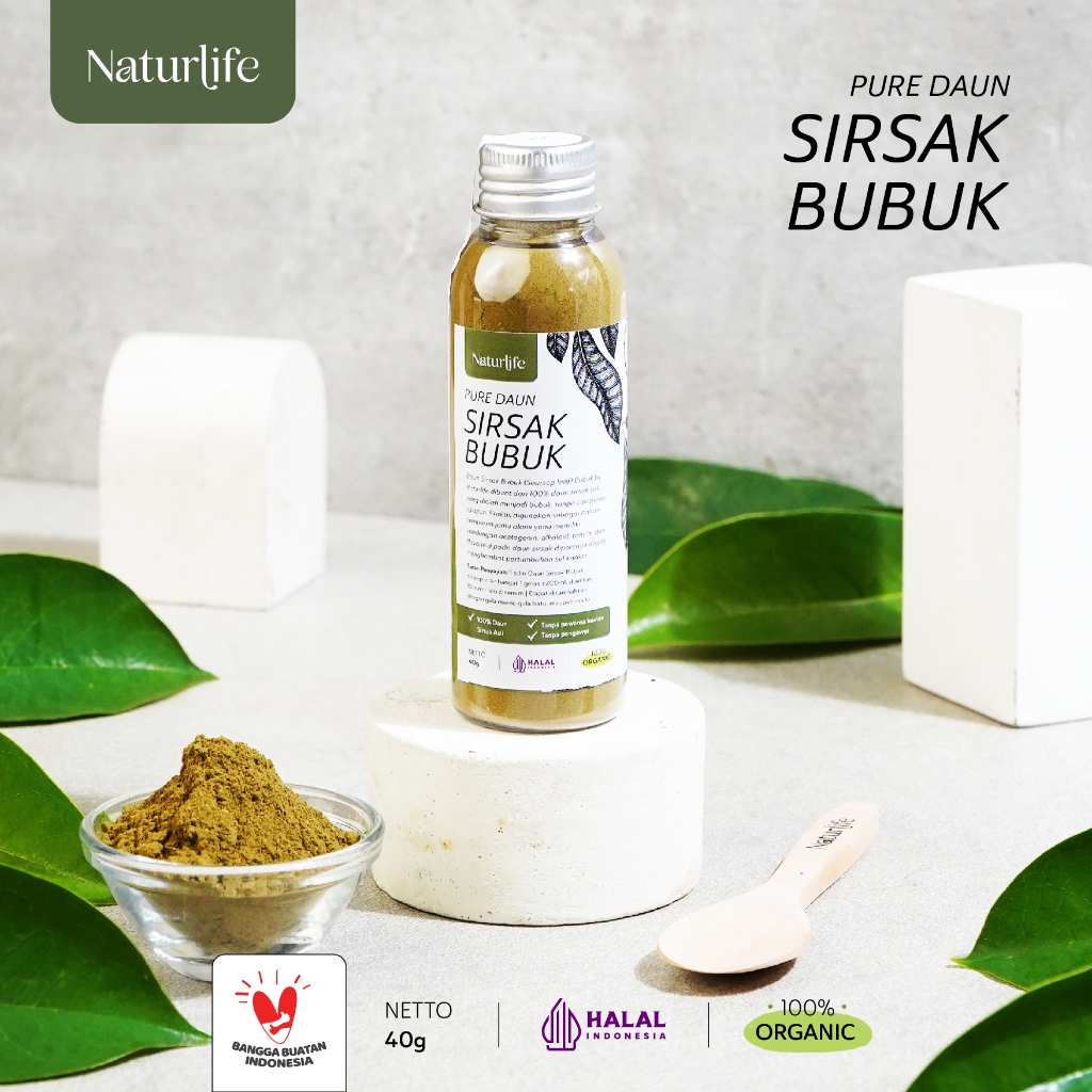 

SIRSAK BUBUK 40G / TEH DAUN SIRSAK / DAUN SIRSAK KERING / DAUN SIRSAK HERBAL ANTI KANKER ORI PURE SOURSOP LEAF POWDER TANPA CAMPURAN ASLI 100% ORIGINAL NUTRIFARM / BRAGG / DARI BUMI GEMELI / LEMOVITA OFFICIAL / BEORGANIK / ESSENLI