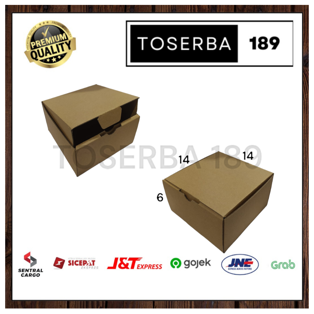 

kardus packing diecut/box pizza uk 14x14x6 cm