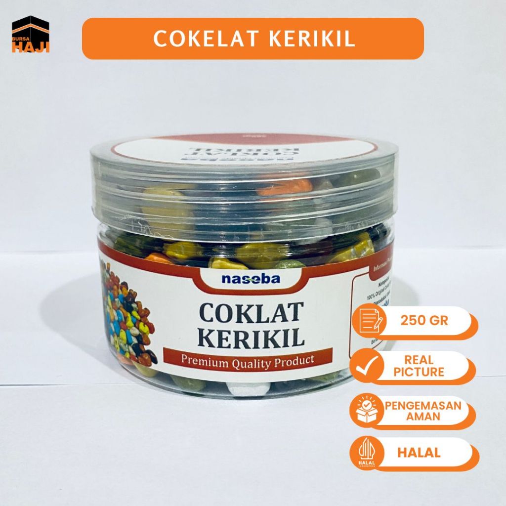 

Cokelat Batu Arab Premium Quality 250gr By Naseba Kemasan Jar Coklat Kerikil Turkey Oleh oleh Haji Umroh