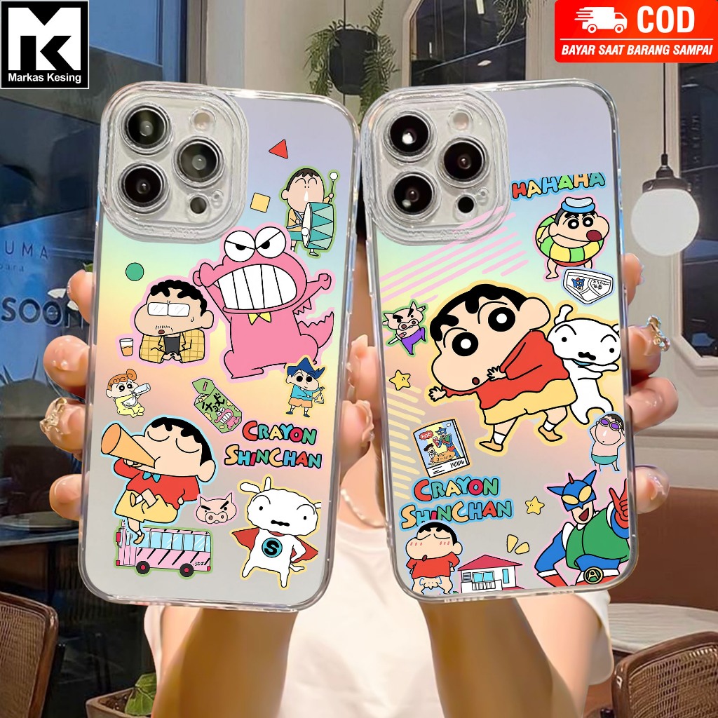 Case Hologram OPPO A5S A11K A12 A7 A15 A15S A57 A77S A58 4G Motif ( SHC ) Softcase Hologram Bening T