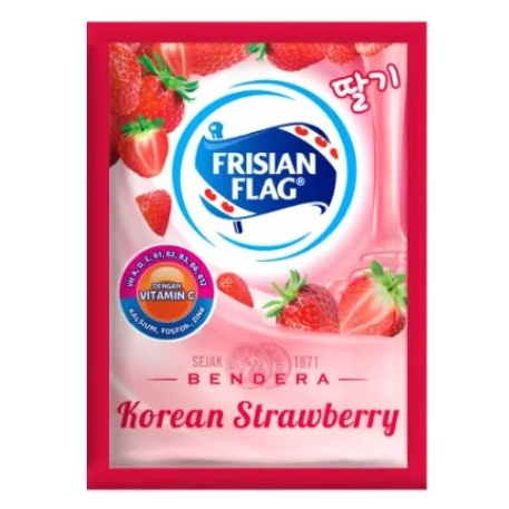 

Frisian Flag Kental Manis SACHET KOREAN STRAWBERRY 1 Pak isi 6