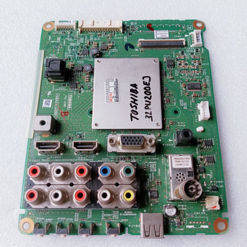 mainboard tv toshiba 32pu200ej - motherboard tv toshiba 32pu200ej - mb toshiba 32pu200ej - mobo tv t