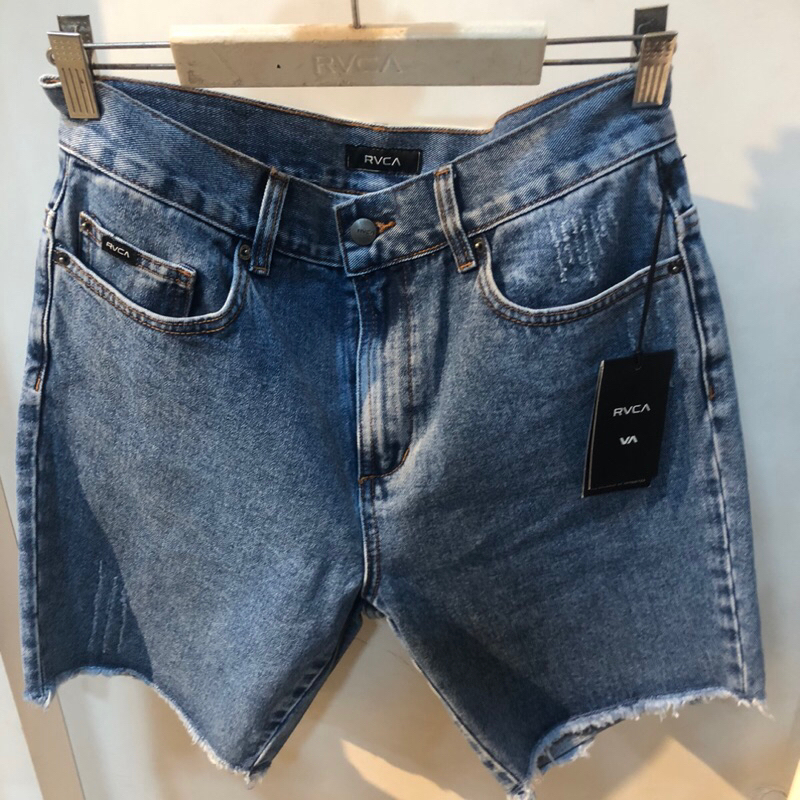 celana pendek pria rvca original rvca rocker walkshort vintage blue new