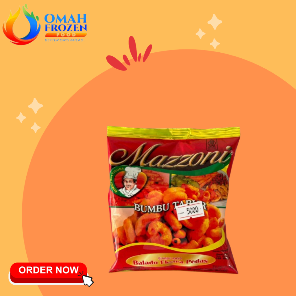 

Bumbu (NON COD DILUAR KOTA JATENG) Tabur Mazzoni Balado Ekstra Pedas 100gr Bumbu Tabur Kentang Makanan