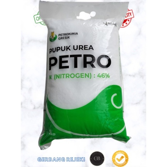 Pupuk Urea Petro Prill Nitrogen 46% Petrokimia Gresik -  kemasan 5 Kg