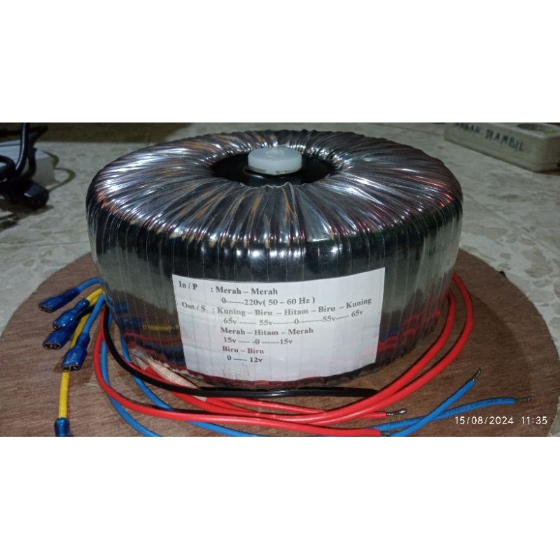 trafo toroid 15a ct 65