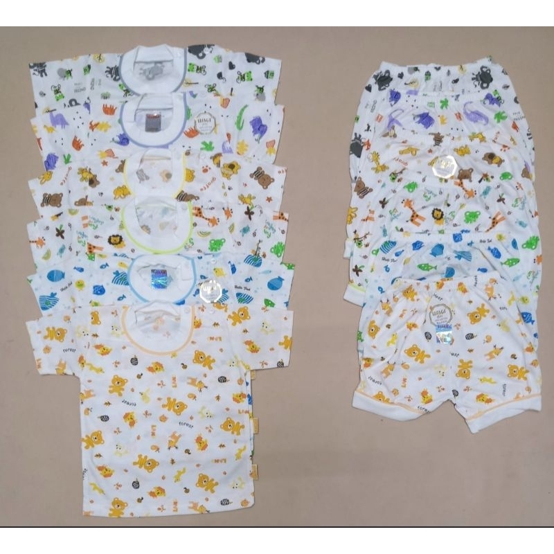 Set Usagi Fullprint (6psg), setelan pendek usagi