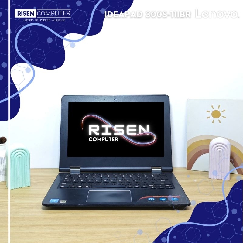 Second LAPTOP LENOVO IDEAPAD 300S-11IBR Intel Celeron N3050 RAM 2GB SSD 128GB Notebook 12inch Seken 