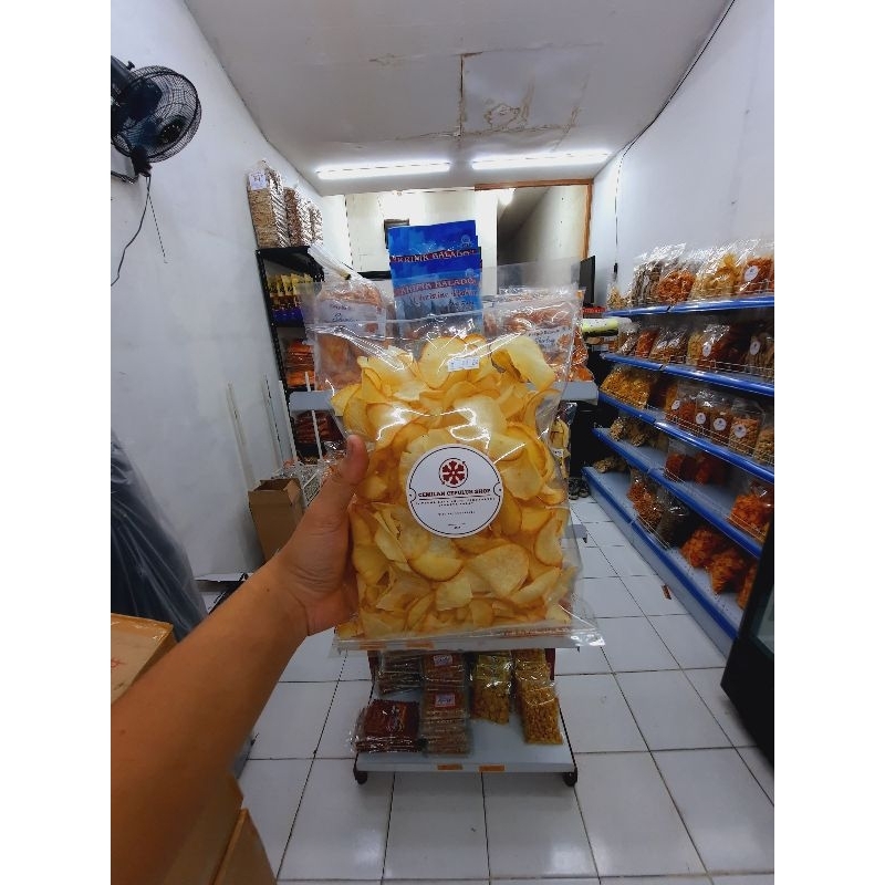 

keripik singkong asin gurih dan renyah 200g