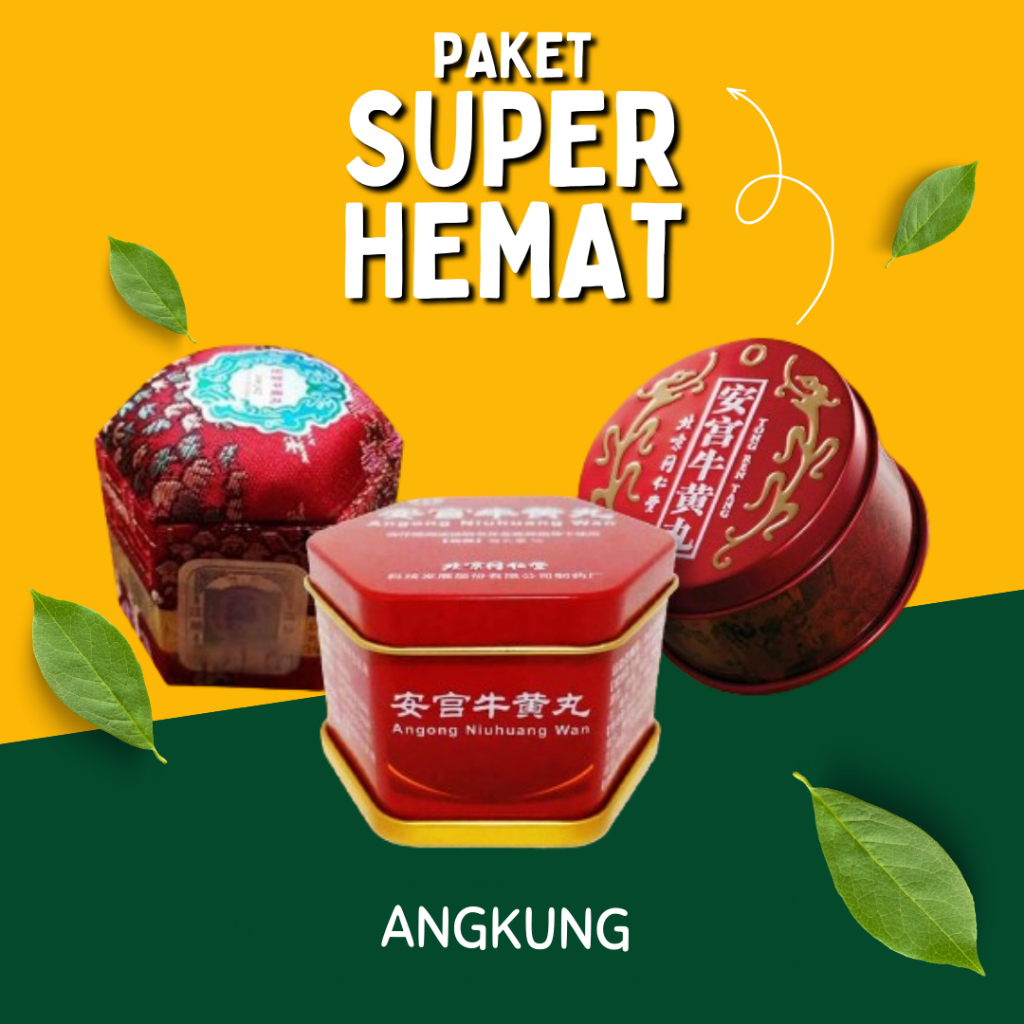 Herbal Cina Angkung Original Cina Obat Stroke Herbal Cina Angong Niuhuang Wan Angkung Original Obat 