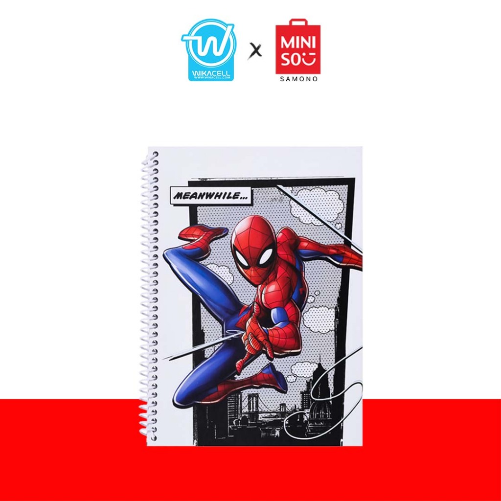 

Miniso Wirebound Book Marvel Collection - Spiderman/Koleksi Marvel Buku Miniso Wirebound - Spiderman