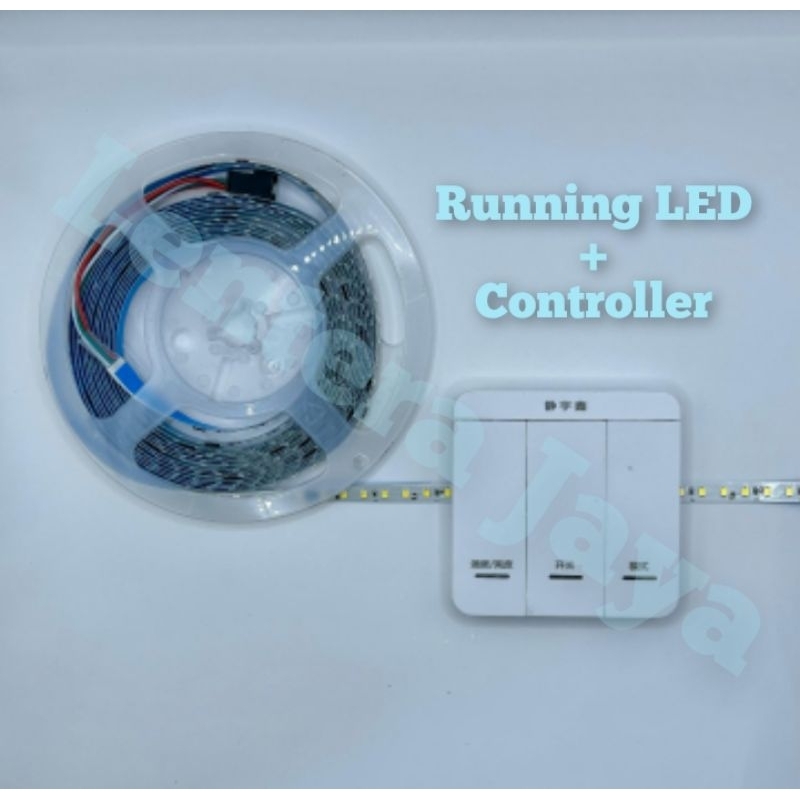 Lampu LED Strip Berjalan / Modul Module Controller Kontroler Running LED Strip Light 24V DC 24VDC / 