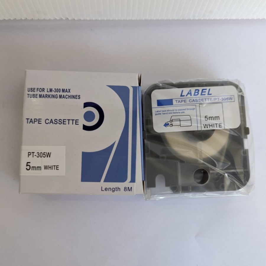 

PUTY LABEL TAPE CARTRIDGE UNTUK LETATWIN MAX LM300 LM 300 370 380 390 TP 305W 305Y LM300