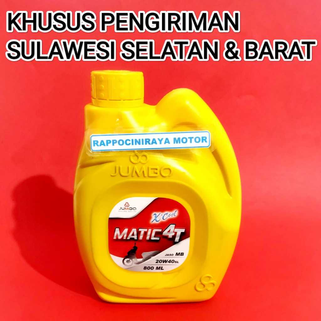 Oli Motor Jumbo Matic 4T 800ml 0,8 L