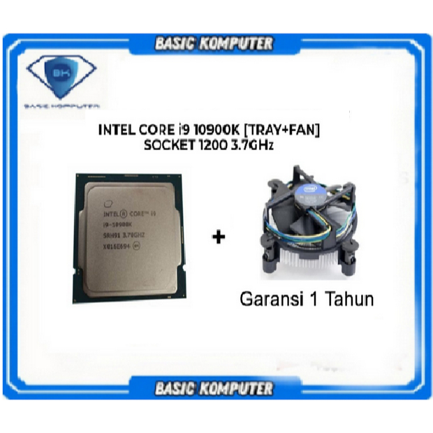 PROCESSOR INTEL CORE i9 10900K [TRAY+FAN] SOCKET 1200 3.7GHz