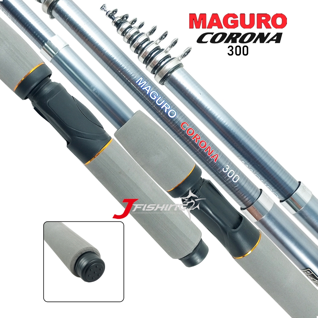 Joran MAGURO CORONA 150 s/d 300 | Carbon | Udang | Teleskopik