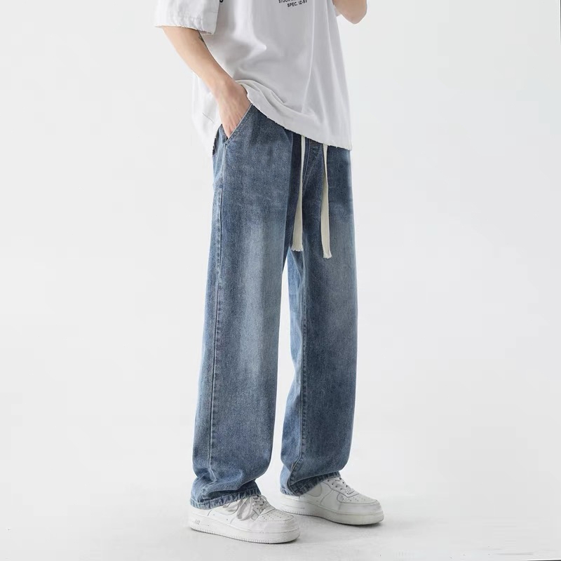 Celana jeans pria celana jeans cowok panjang celana panjang jeans pria celana baggy jeans jeans hita