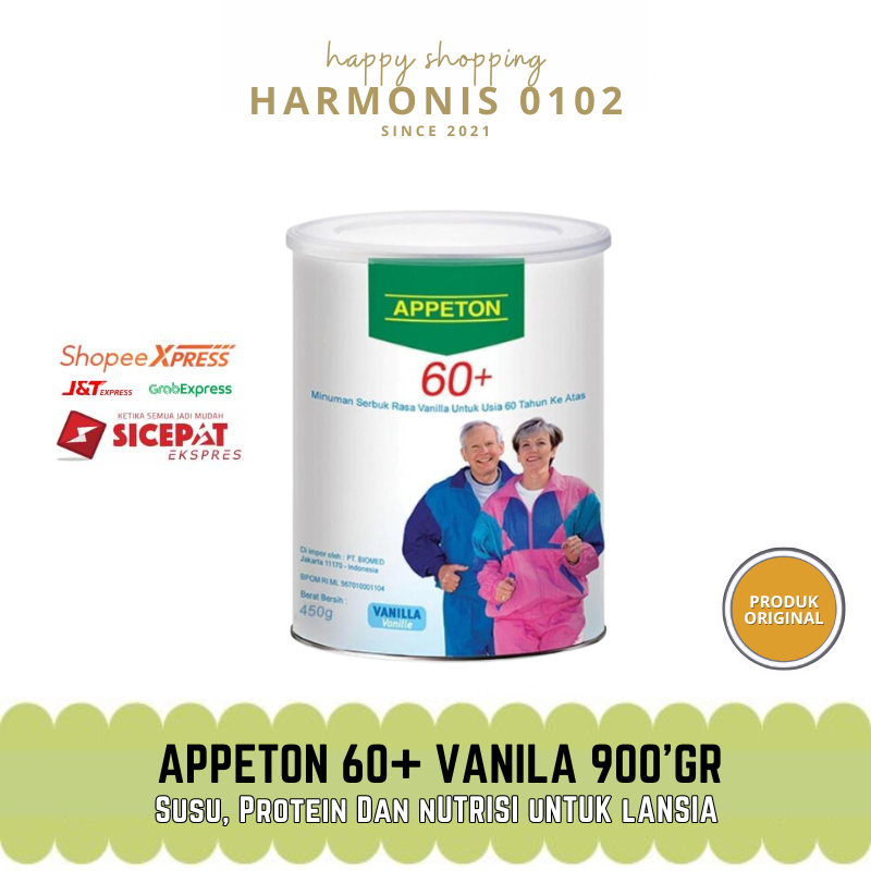 

Appeton 60+ Vanilla 900gr Susu Bubuk Lansia