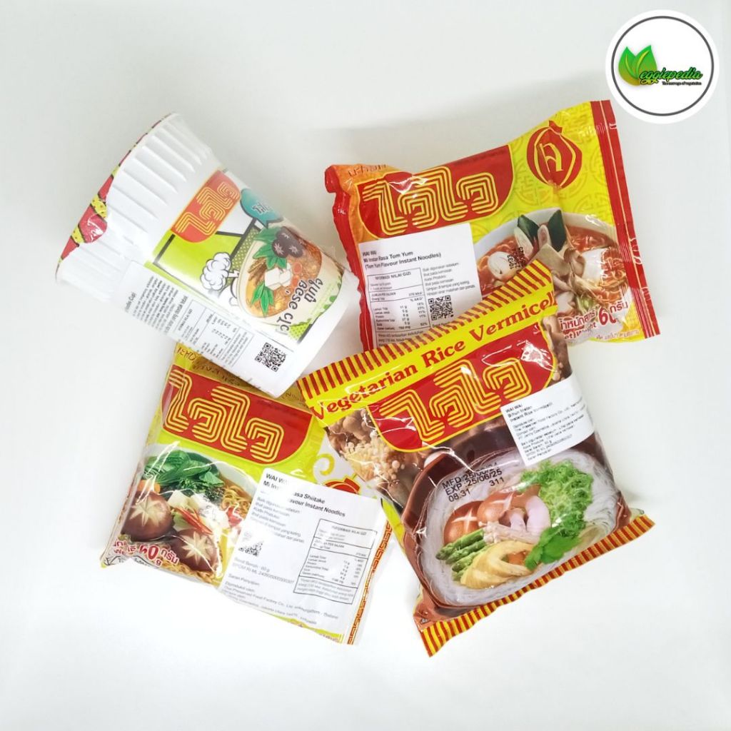 

Mie Wai Wai / Mie Instan Vegetarian/ Mie Cup / Bihun Instan Vegetarian