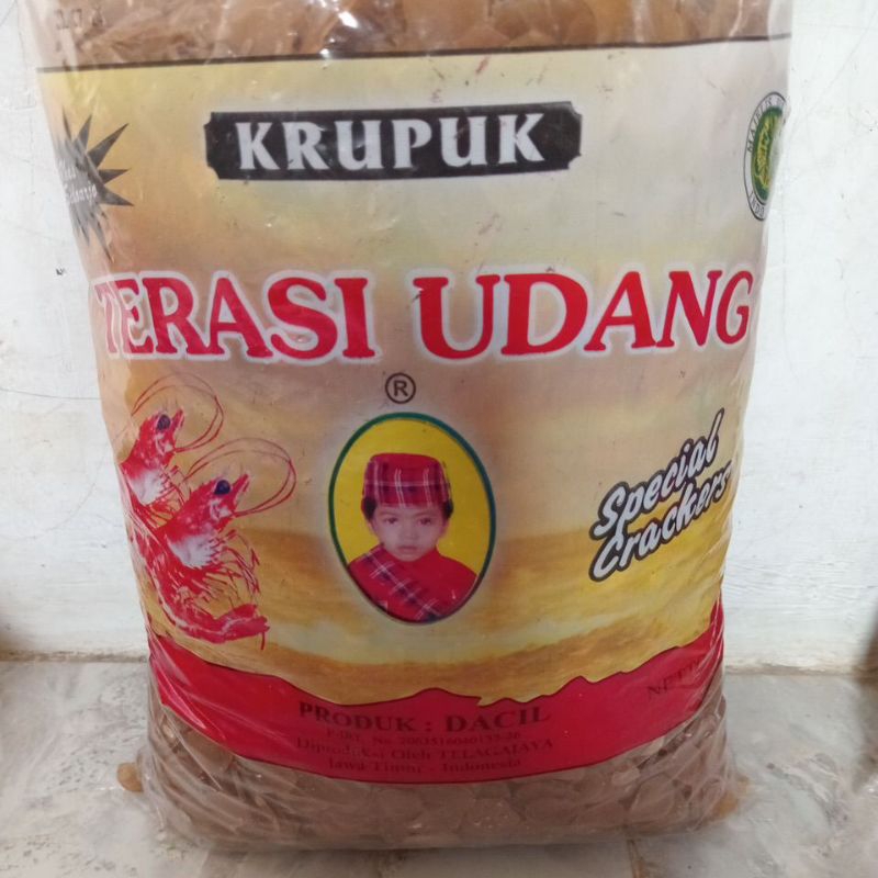 

krupuk terasi udang,krupuk mentah terasi 250 gram