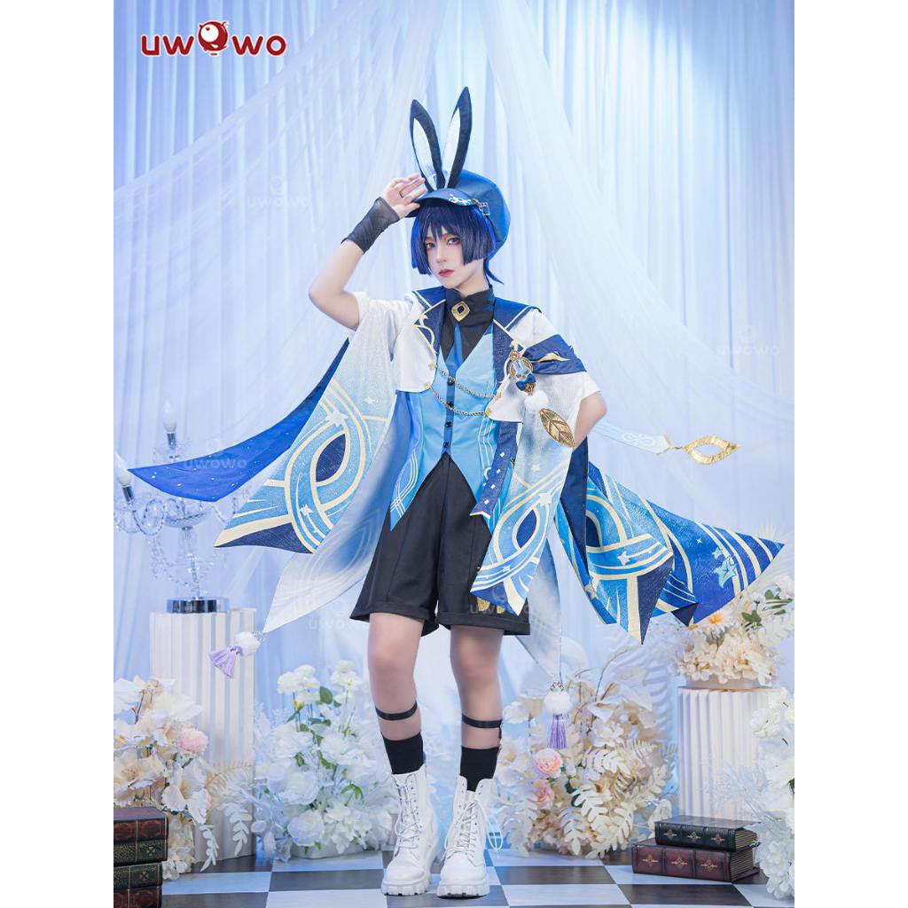 【Uwowo】Genshin Impact cosplay Wanderer cosplay Costume and Wanderer Wig