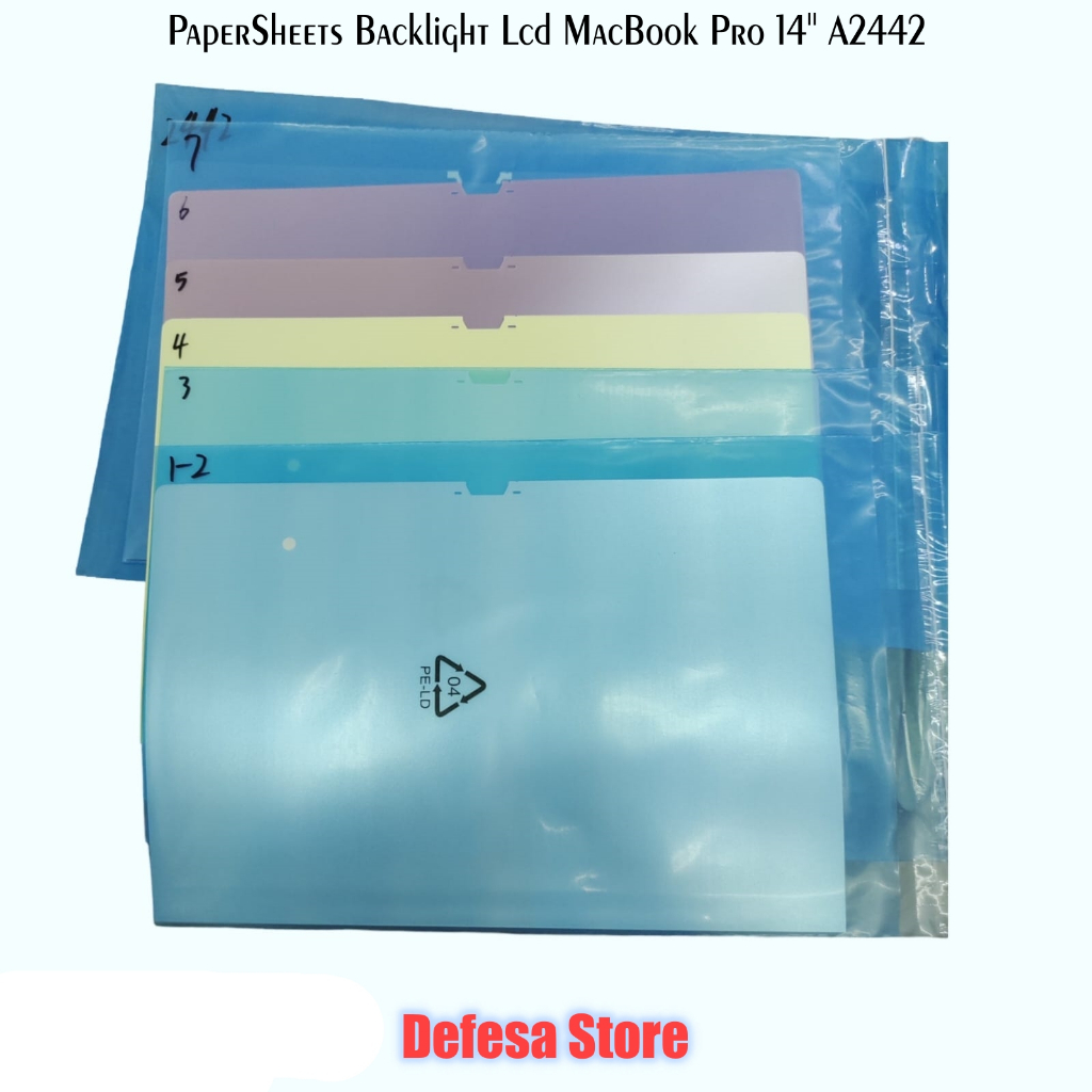 PaperSheets Backlight Lcd MacBook Pro 14" A2442