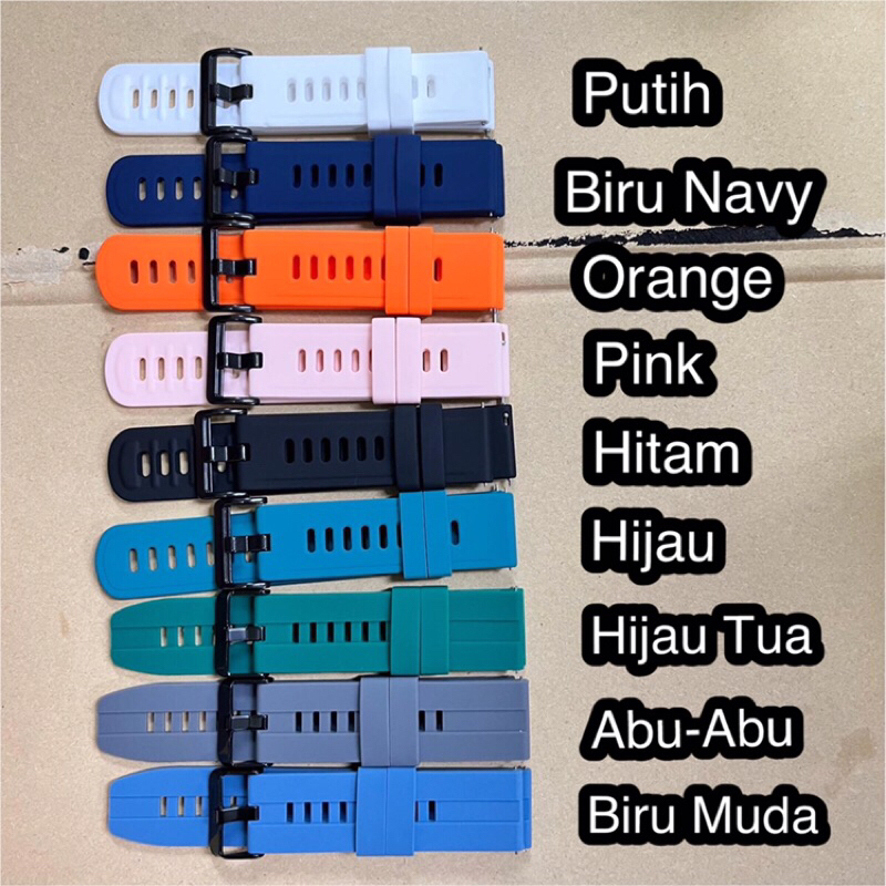 Strap polos Rubber 22MM samsung Galaxy Gear S3 RlFrontier / Clasic Galaxy Gear S4 46MM Galaxy watch 