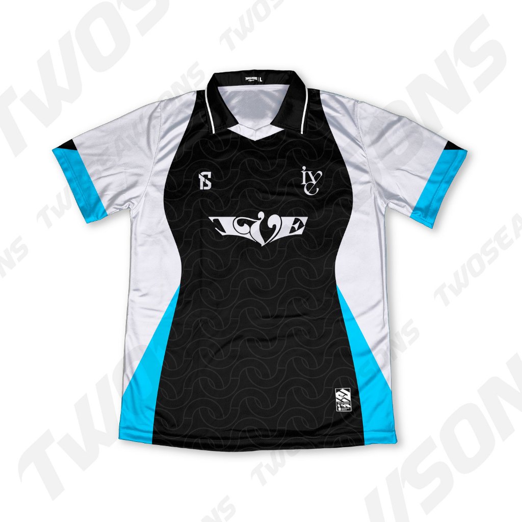 Kaos Baju Tshirt Jersey Vintage Ive Dive Fanmade Kpop Edition Ver 3 Rei , Wonyoung , Yujin Custom Fu