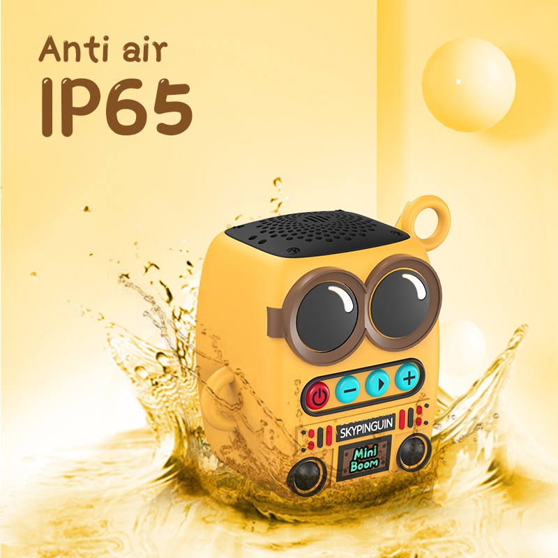 New Jovitech Speaker Bluetooth Mini Portable Karakter Minion Lucu Wireless Support Bluetooth Radio