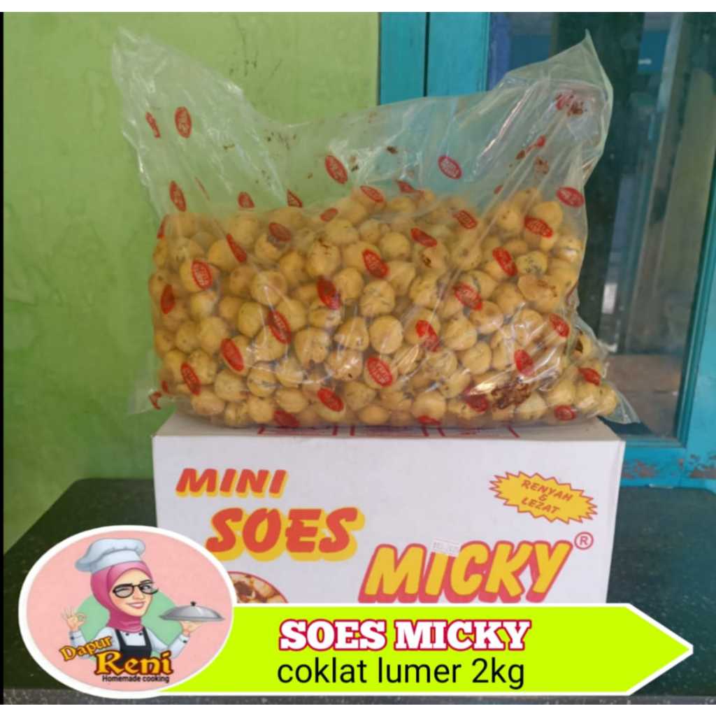 

Kue soes micky 2kg varian coklat lumer