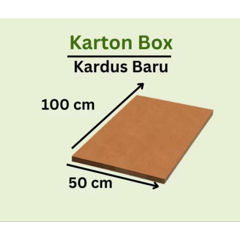 

100x50 cm kardus lembaran polos single wall corrugated kraft karton dus kemasan