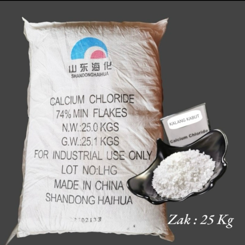 Calcium Chloride - Kalsium klorida - Cacl2 - 25 kg