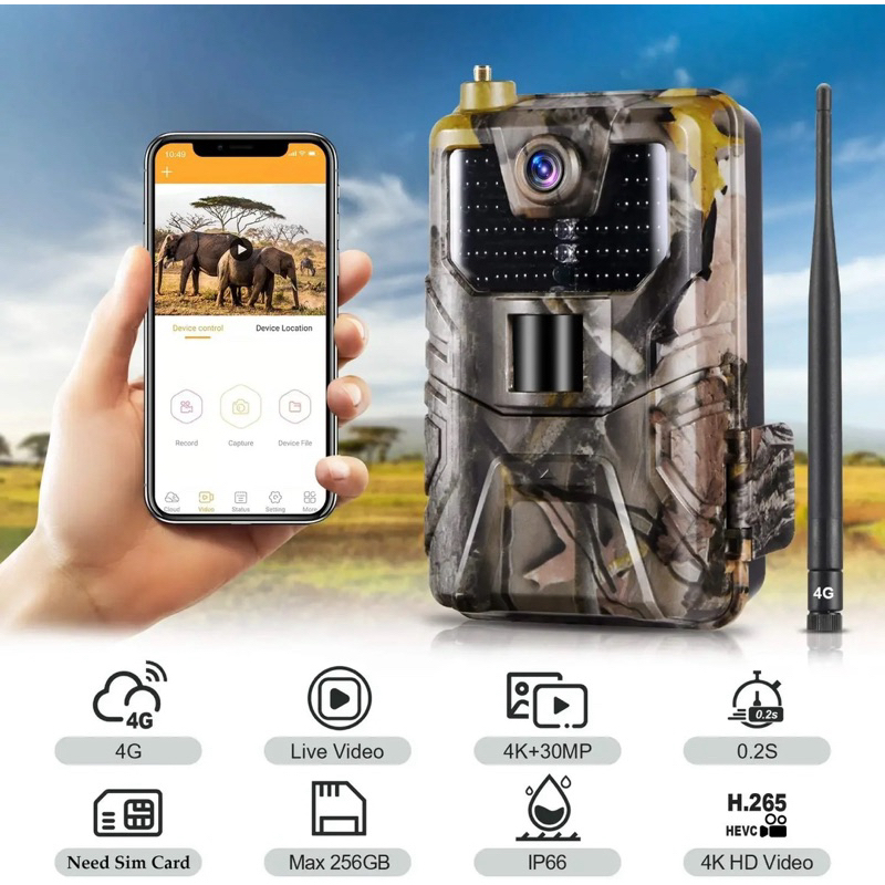 Trail Camera Hunting Waterproof HC900A Kamera Berburu Observasi 2.7K HD HC-900A Night Vision Wildlif