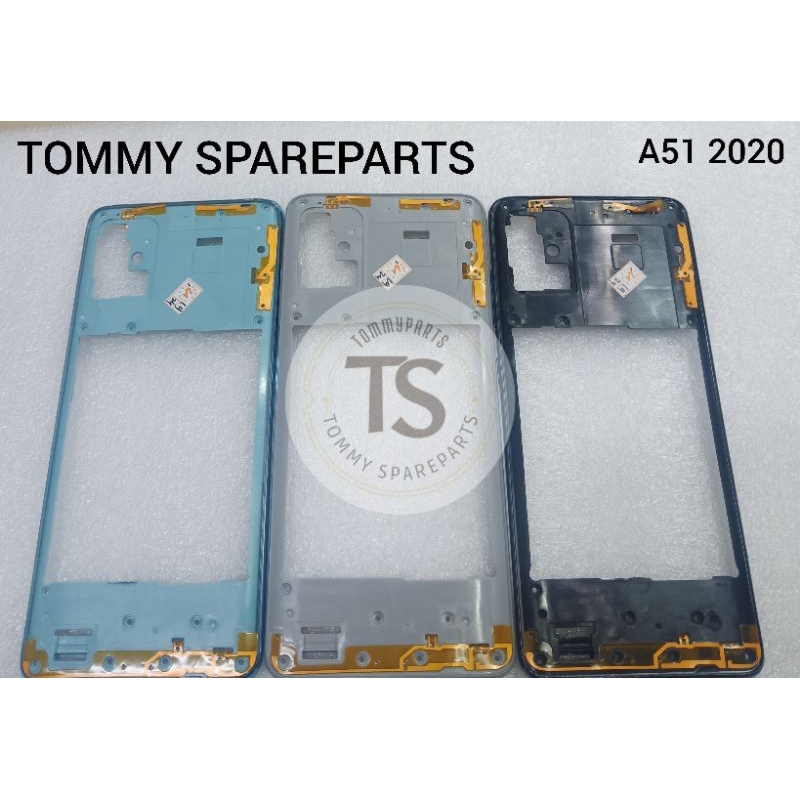 BEZZEL BEZEL BAZEL TULANG MESIN TENGAH SAMSUNG GALAXY A51 2020 A51 A515 A515F