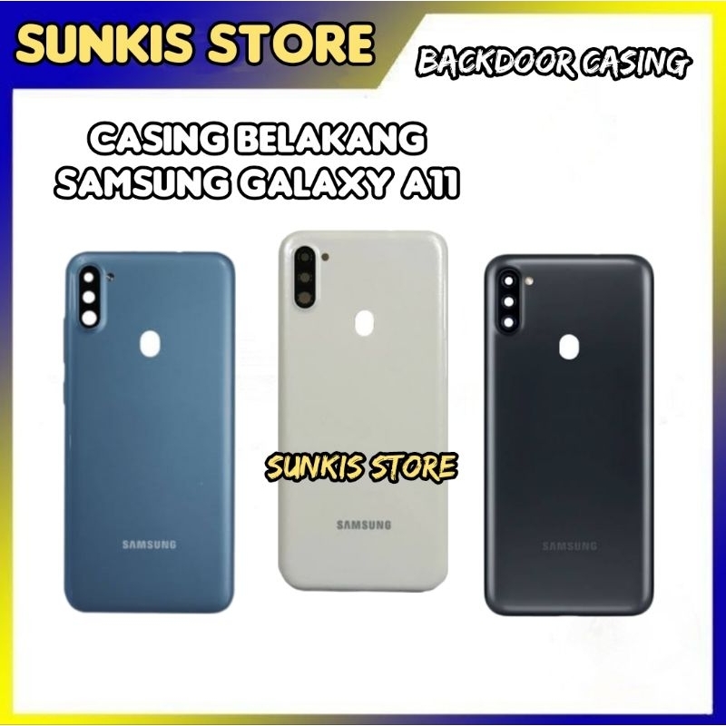 Casing Belakang Samsung Galaxy A11 Backdoor Penutup Belakang Baterai