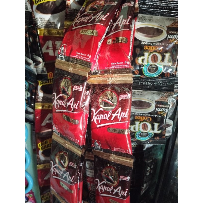 

Kapal api renceng ,ABC renceng, top coffee kopi renceng