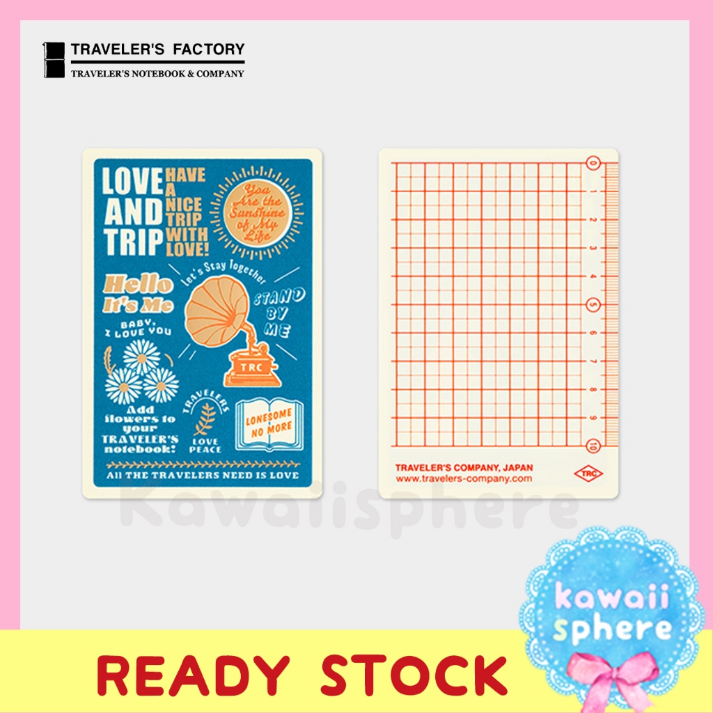 

Traveler's Notebook 2025 Plastic Sheet | Passport Size | Midori Travelers Notebook Accessories Pencil Board Tatakan Menulis | Preorder