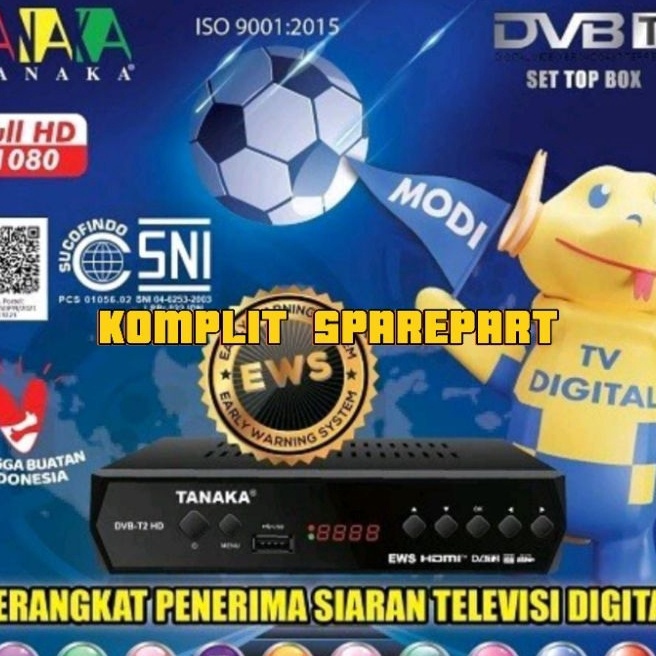 berkualitas SET TOP BOX TANAKA T2STB TANAKA DVB T2
