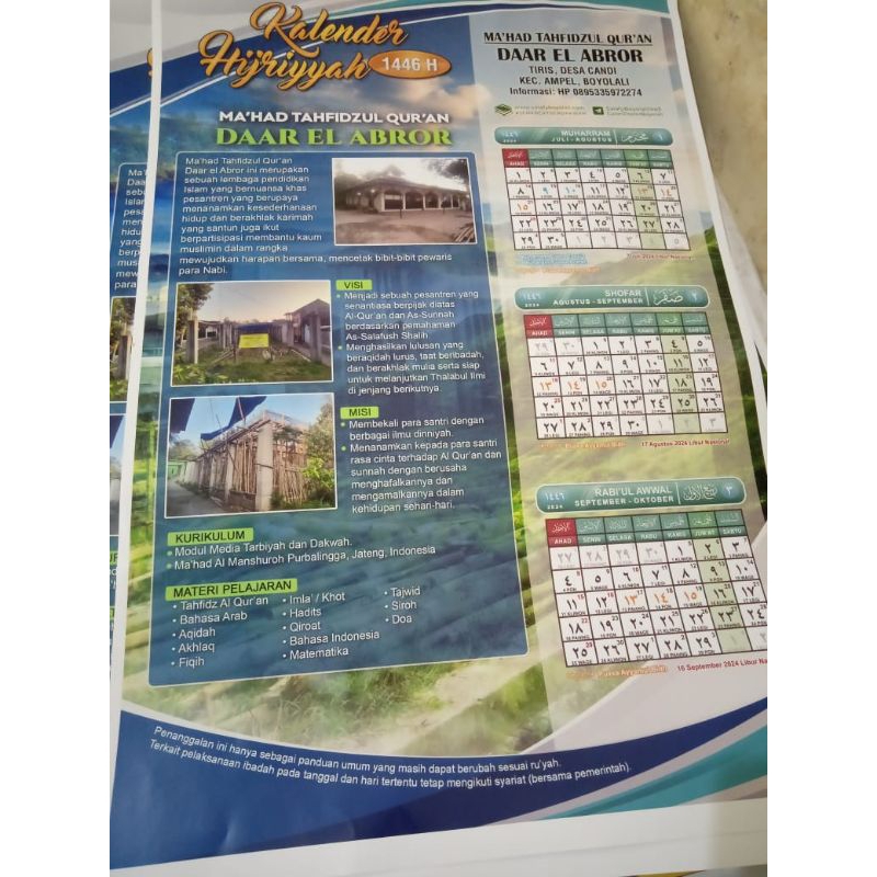 

kalender Hijriyah Terbaru 2024/ 1446 H Terbaru berilmu berfaidah