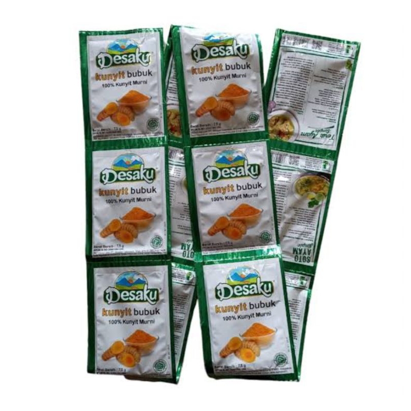 

Desaku Kunyit Bubuk 1Renceng isi 12pcs