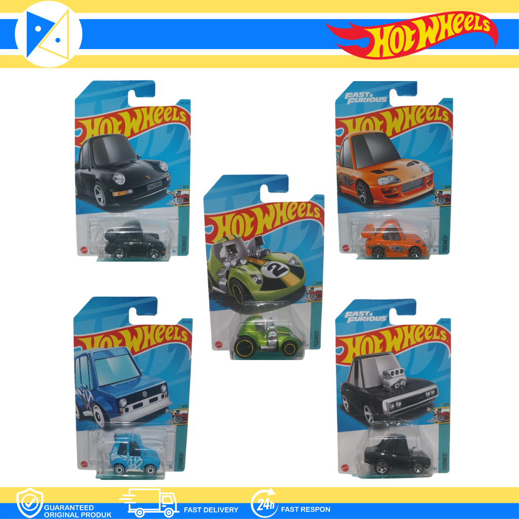 Hotwheels tooned komplit /Hotwheels 94 Supra Tooned / Thresure Hunt tooned/ Porsche tooned