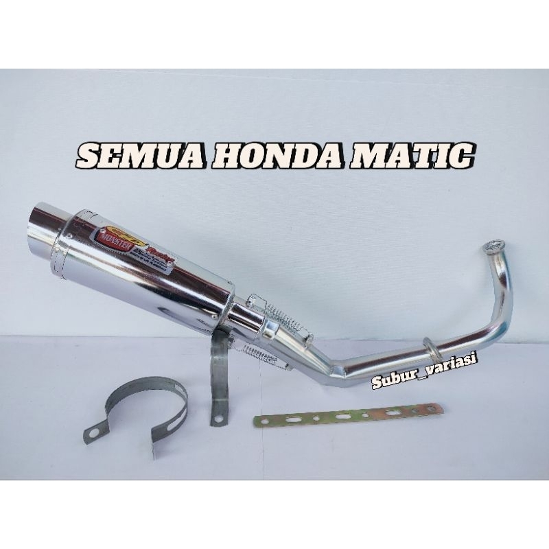 knalpot racing CLD CROM semua motor honda matic.beat karbu,beat pgm-fi,beat esp-fi,vario 110 karbu/t