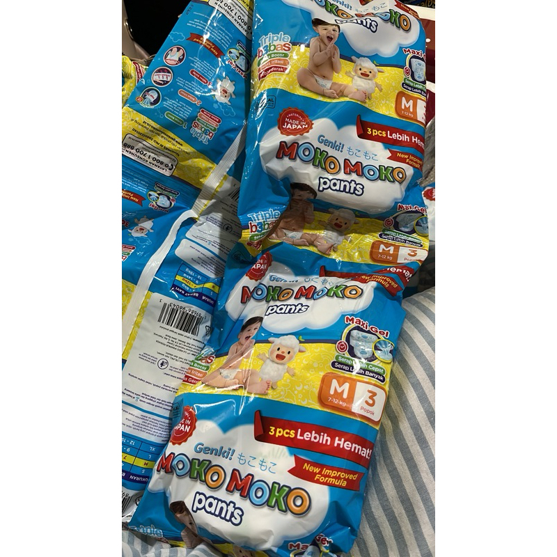 MOKO MOKO Genki Pants M (1 Pack isi 3)