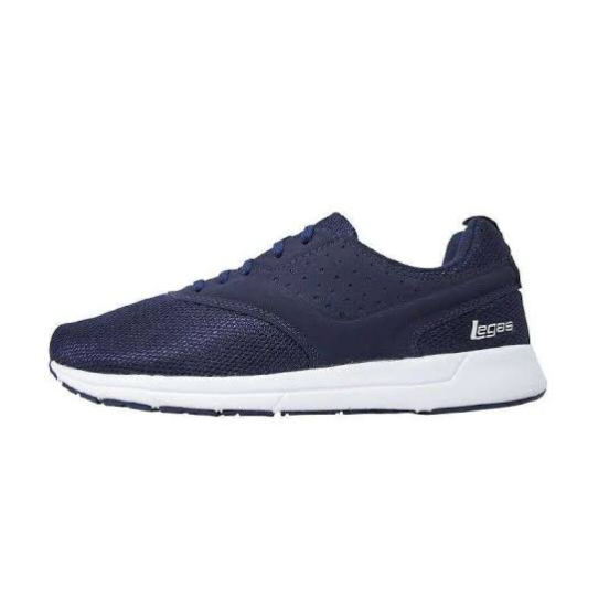 Sepatu League Legas Navy Cowo Cewe Flit La M Sneakers Wanita Pria Original