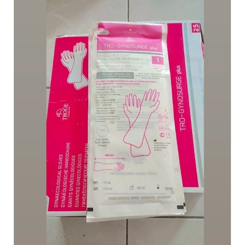 Handscoon/ Sarung Tangan Obgyn Gynecologi Steril