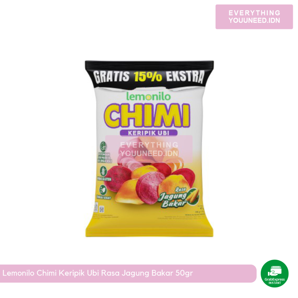 

Lemonilo Chimi Keripik Ubi Rasa Jagung Bakar 50gr