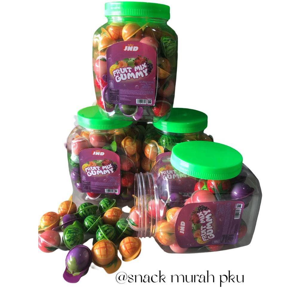 

JND PERMEN LUNAK ANEKA RASA BUAH / BOLA FRUIT MIX GUMMY 10GR - 1061/1062