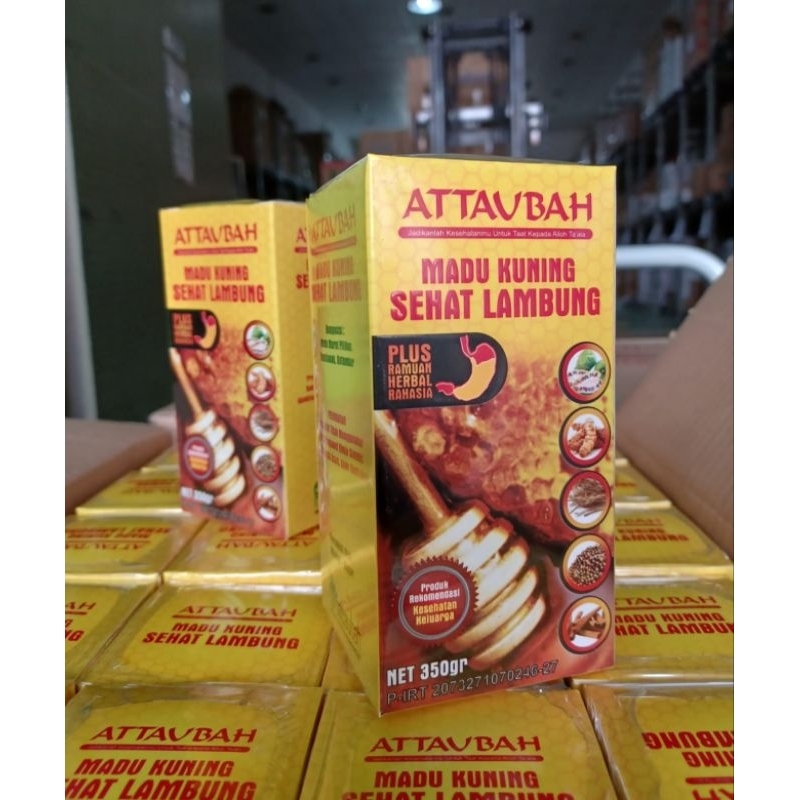 

Madu Kuning Sehat Lambung Attaubah isi 350gr
