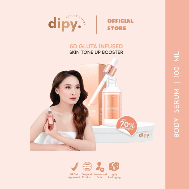 【Official Distributor】HALOCA BEAUTY - 6D Gluta Infused Skin Tone Up Booster HB Chromosome 9D Whiteni