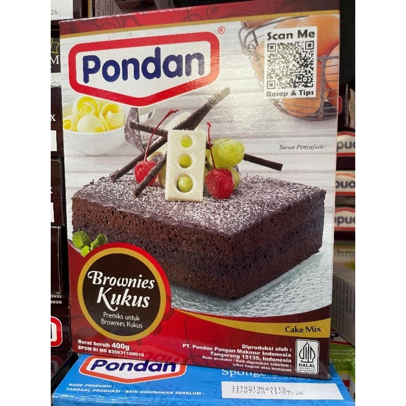 

Pondan Brownies Kukus Premiks 400g